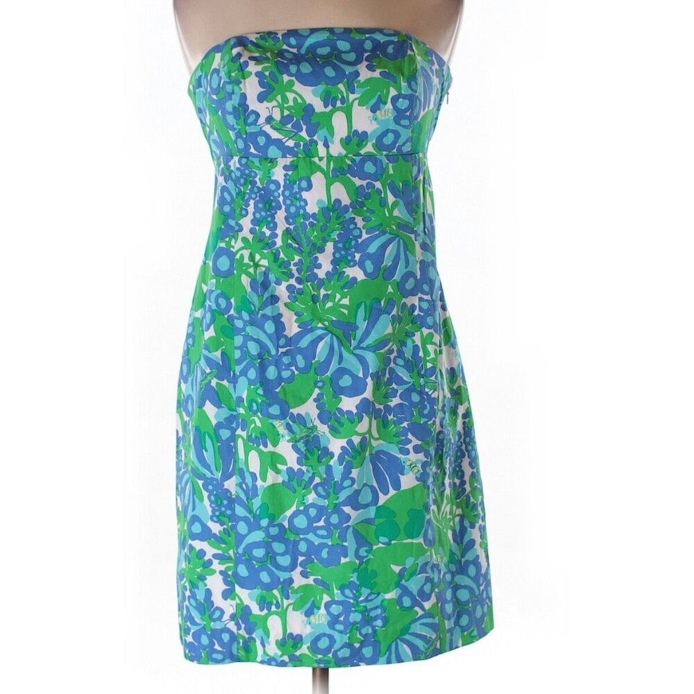 Vintage Lilly Pulitzer Strapless Dress (0) - Picture 1 of 7